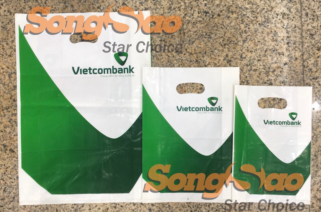 Túi nilon in ngân hàng Vietcombank